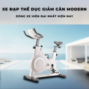  Xe Đạp Thể Dục Modern YC - 700 Trắng